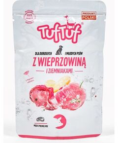 Tuftuf TUF TUF Minced pork with potatoes - wet dog food - 500g Uzkodas sunim