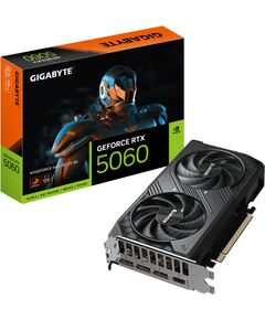 Graphics Card GIGABYTE NVIDIA GeForce RTX 5060 2512 MHz 8 GB GDDR7 128 bit PCI Express 5.0 Active GV-N5060WF2MAXOCV2-8GD Видеокарты