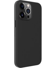 Evelatus Apple  iPhone 14 Pro Max Genuine Leather case with MagSafe Black Neoriģinālie Maciņi