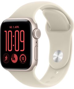 Apple Watch SE 3 Aluminum Cellular 40mm Starlight Sport Band S/M Smart-Watch Умные часы