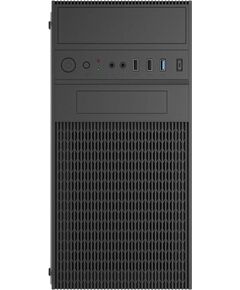 Akyga Obudowa Micro ATX AK19BK USB-C + USB 3.0 + 2x USB 2.0 czarna bez PSu Micro Tower Black Datoru korpusi