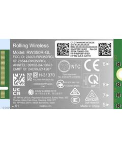 HP 5G Modem m.2 WWAN 4G/5G Sub-6 GHz FM350-GL Mobile Broadband Cellular (compatible with WWAN-ready EliteBook 8 X - G1i G1a - 13 14 16, Flip, ZBook 8 X Fury - G1i G1a - 14 16 18) / B8BD4AA Новинки Компьютерная техника