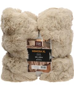 Plaid MIMOSA XL 200x230cm, beige Новинки Для дома и сада 