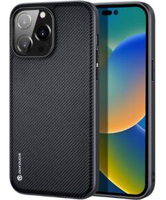 Dux Ducis Apple  iPhone 14 Pro Max Fino case cover made of nylon material Black Neoriģinālie Maciņi