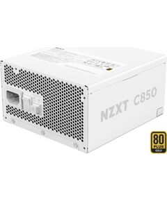 NZXT C850 Gold ATX 3.1, PC power supply (white, 1x 16-pin graphics card connector, 3x PCIe, cable management, 850 watts) Блоки питания