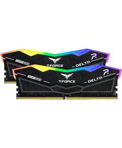 Team Group DDR5 - 32 GB -6000 - CL - 38 Dual Kit, memory (black, FF3D532G6000HC38ADC01, Delta RGB) Оперативная память (RAM)