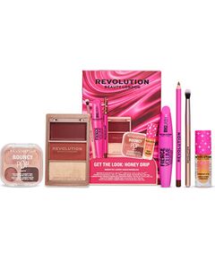 Makeup Revolution Get The Look: Honey Drip Edit Set - Dárková sada Духи и косметика