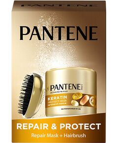 Pantene Repair & Protect Set with Brush - Dárková sada s kartáčem na vlasy Духи и косметика