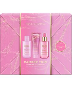 Baylis & Harding Body Care Trio ( Jojoba, Vanilla & Almond Oil ) - Dárková sada ( 3 ks ) Духи и косметика