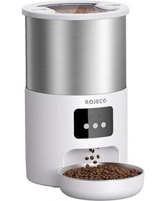 Pet food dispenser Rojeco Smart Pet Feeder 4.5l Stainless Steel Viedās iekārtas un piederumi