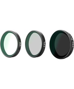 Telesin CPL/VND8/UV filter set for DJI Osmo Action 6 (3 pcs.). Sporta kameru aksesuāri