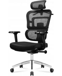 Krzesło biurowe Jan Nowak Ergonomiczny fotel biurowy czarny AXIS Новости, мебель, дом