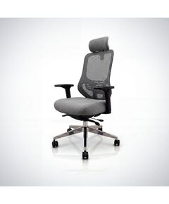 Krzesło biurowe Jan Nowak Ergonomiczny fotel biurowy ciemnoszary AXIS Новости, мебель, дом