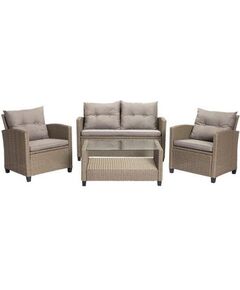 Domoletti Outdoor furniture set Grey 4 seater Dārza mēbeļu komplekti