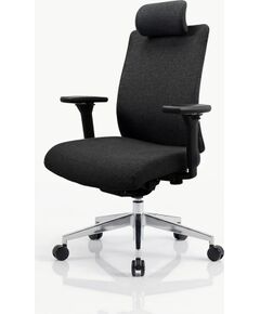 Krzesło biurowe Jan Nowak JAN NOWAK Fotel biurowy ergonomiczny czarny VECTOR Jaunumi, mēbeles, māja