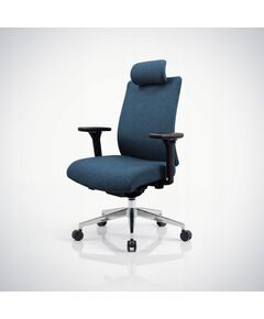 Krzesło biurowe Jan Nowak JAN NOWAK Fotel biurowy ergonomiczny ciemnoniebieski VECTOR Jaunumi, mēbeles, māja