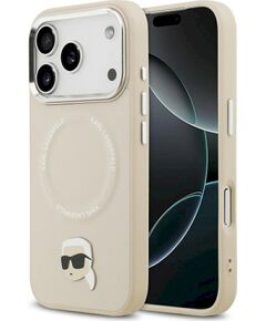 Karl Lagerfeld Karl Pin MagSafe Case Защитный чехол для iPhone 17 Pro Max / бежевый Чехлы - альтернативные