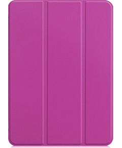 iLike   iPad Air 4 10.9 / iPad Air 5 Tri-Fold Eco-Leather Stand Case Purple Maki Planšetdatoriem