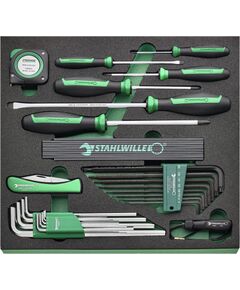 Instrumentu komplekts Stahlwille 96830268; 27 gab. Mehāniskie instrumenti