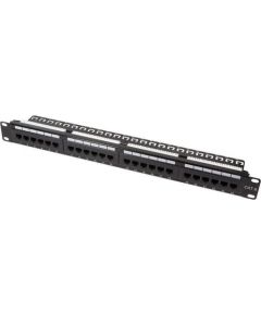 LOGILINK-  CAT6 Patch Panel 19'' 24-Port unshielded, RAL 9005