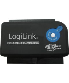 LOGILINK - USB 3.0 to IDE & SATA Adapter with OTB