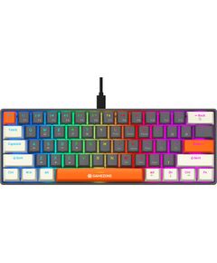 Tracer 47873 Gamezone CLAWS 61 USB Mechanical Keyboard, Grey Клавиатуры