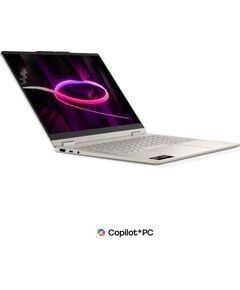 Lenovo Yoga 7a 2-in-1 14AGP11 Ryzen AI 7 445 14" WUXGA OLED touchscreen 400 nits LBL Glossy 32GB LPDDR5X-8000 512GB SSD Radeon 840M Wi-Fi 7 + Bluetooth 5MP camera with IR 70Wh Win11 Seashell Portatīvie datori
