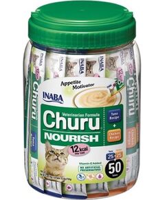 INABA Churu Nourrish Chicken and Tuna - cat treats - 50x14 g Сухой корм для кошек
