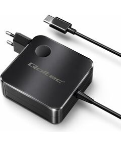 Qoltec 51778 GaN 65W charger | 5-21V | 3-3.25A | USB-C PD PPS Telefonu lādētāji 220v