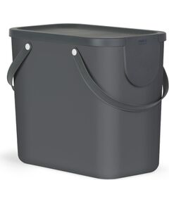 ROTHO Albula Anthracite - waste sorting container - 25l Atkritumu tvertnes