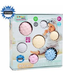 Gerardo's Toys masāžas- sensoro bumbiņu komplekts mazuļiem, 7 gab. - GT7715 Развивающие игры