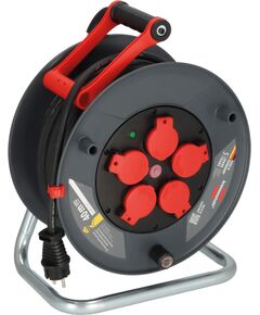 Pagarinātājs saritināms uz spoles Brennenstuhl 9232400100; 40 m; 3G2,5 mm²; IP44 Strāvas pagarinātāji