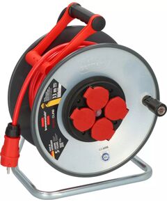 Pagarinātājs saritināms uz spoles Brennenstuhl 9192330210; 33 m; 3G2,5 mm²; IP44 Strāvas pagarinātāji
