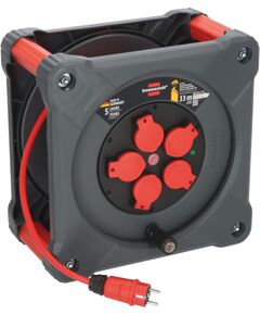 Pagarinātājs saritināms uz spoles Brennenstuhl 9202330210; 33 m; 3G2,5 mm²; IP44 Strāvas pagarinātāji