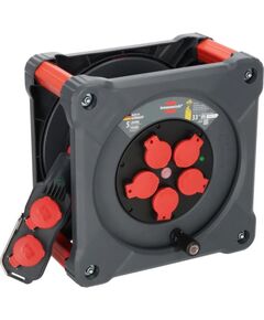 Pagarinātājs saritināms uz spoles Brennenstuhl 9212380110; 33+5 m; H07RN-F 3G2,5; IP44 Strāvas pagarinātāji