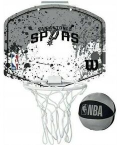 Wilson NBA Team San Antonio Spurs Mini Hoop WTBA1302SAN szary One size Basketbolam