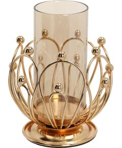 Candle holder LAUDRE D14xH14cm, gold Новости, мебель, дом