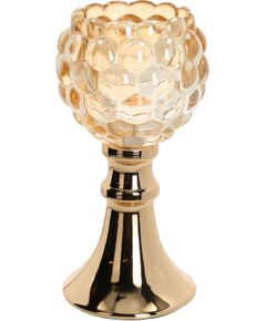 Candle holder LAUDRE D8xH15cm, gold Новости, мебель, дом