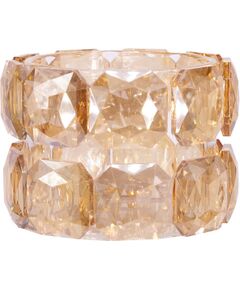 Candle holder CHANLE D7xH5.5cm, golden Новости, мебель, дом