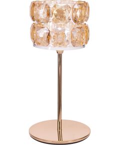 Candle holder CHANLE D8xH17cm, golden Новости, мебель, дом