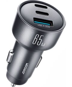 Joyroom   Joyroom JR-CCN19 65W 3-in-1 car charger Dark gray Telefonu lādētāji 220v