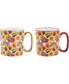Mugs FRIENDS 2pcs 450ml, sunflowers Новости, мебель, дом