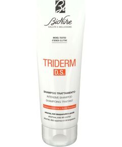 BioNike, Triderm D.S Intensive, Ciclopiroxolamine & Succinic Acid, Hair Treatment Shampoo, Normalising, For Seborrheic Dermatitis-Prone Scalps, 125 ml Šampūni
