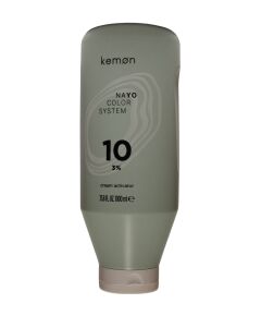Kemon, Nayo Cream Activator, Hair Colour Activator Lotion, Shine, 10, 3%, 1000 ml Matu kopšana