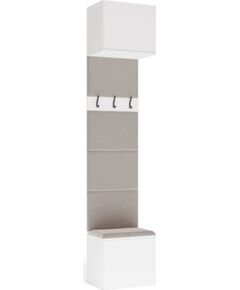 Top E Shop HAGA 1SZ White Coat Rack Jaunumi -Dārzam