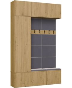 Top E Shop HAGA III 1SZ2W Wardrobe – Artisan Oak Jaunumi -Dārzam
