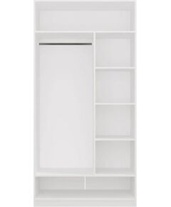 Top E Shop OPENO 1W6P WHITE Wardrobe – Modular Wardrobe with Hanging Rail and Shelves for the Bedroom Jaunumi -Dārzam