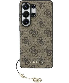 Guess 4G Classic Logo Charm MagSafe Защитный чехол для Samsung Galaxy S26 Ultra / коричневый Чехлы - альтернативные