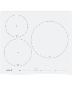 CATA Hob INSB 6003E2 WH Induction Number of burners/cooking zones 3 Slider touch White Jaunumi Sadz. tehnika