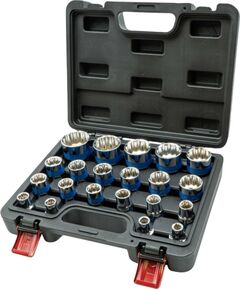 Welzh Werkzeug Divpadsmit kanšu muciņu komplekts 1/2" 8-36mm 21gab. Welzh Muciņas 